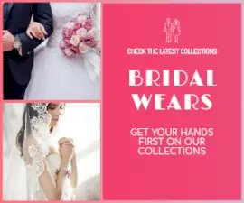 Online Editable Wedding Suits for Women Large Rectangle Ad