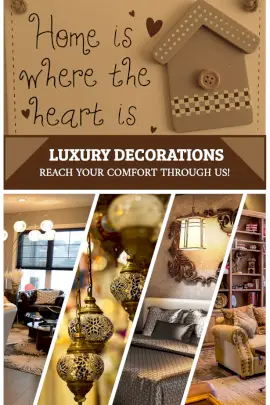 Online Editable Luxury Decorations Pinterest Graphic