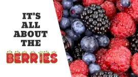 Raspberry Fancy Text for Health Influencer YouTube Thumbnail