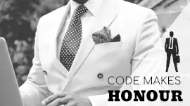 Online Editable Black and White Business Attire for Men YouTube Thumbnail