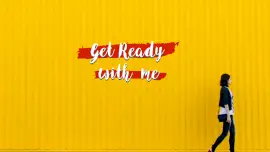 Online Editable Minimalistic Yellow and Red Photo YouTube Channel Art