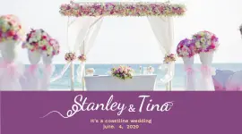 Online Editable Wedding Planning Company Facebook App Ad