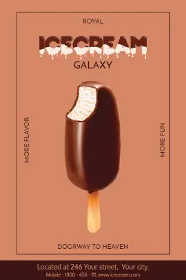 Online Editable Royal Icecream Parlour Tumblr Graphic