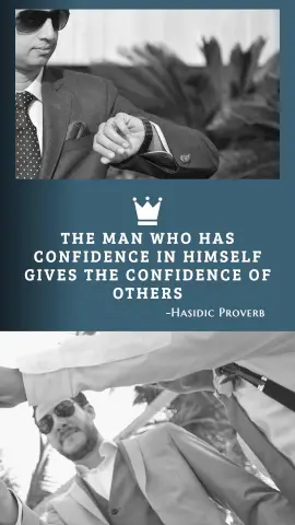 Online Editable Monochrome Confidence Quote Story Design