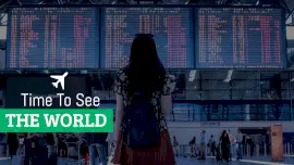 Online Editable Airplane Boarding Status for World Tour YouTube Channel Art
