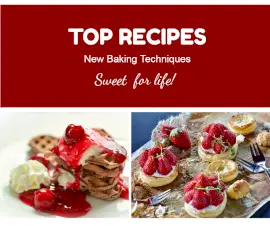 Online Editable Top Dessert Recipes Two Grid Photo Collage