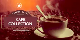 Online Editable Cafe Outlet Twitter Post