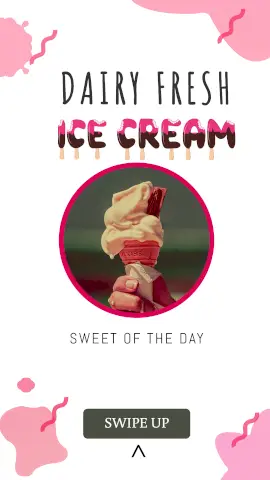Online Editable Ice Cream Parlour Sales & Promotion Story