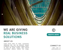 Online Editable Business Solution Ad Facebook Post