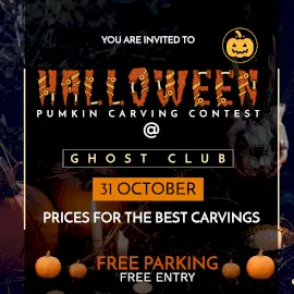 Online Editable Halloween Contest Instagram Ad