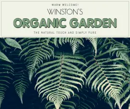 Online Editable Organic Garden Facebook Post
