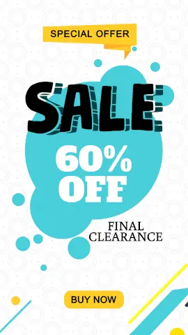 Online Editable Playful Big Sale Text for Special Offer Sales & Promotion Story