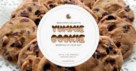 Online Editable mouth-watering cookies Facebook Ad Post