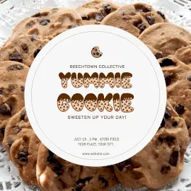 Online Editable Cookie Carnival Instagram Ad