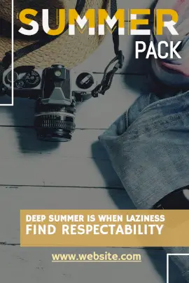 Online Editable Classic Summer Pack Blog Graphic