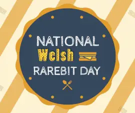 Online Editable Welsh Rarebit Day September 3 Facebook Post