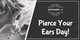 Online Editable Pierce Your Ears Day Twitter Post
