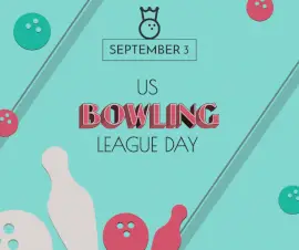 Online Editable US Bowling League Day September 3 Facebook Post