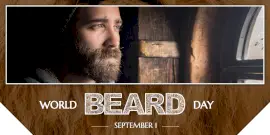 Online Editable World Beard Day Twitter Post