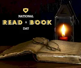 Online Editable National Read a Book Day September 6 Facebook Post