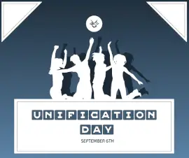Online Editable Unification Day September 6 Facebook Post