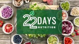 Online Editable 22 Days Nutrition Challenge Keto Diet Influencer YouTube Thumbnail