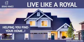Online Editable Real Estate Twitter Post