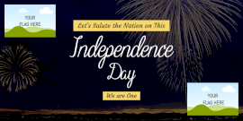 Online Editable Independence Day Wishes Twitter Post