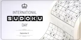 Online Editable International Sudoku Day Twitter Post