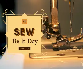Online Editable Sew Be It Day September 7 Facebook Post