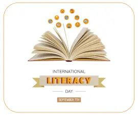 Online Editable International Literacy Day September 3 Facebook Post
