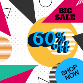 Online Editable Abstract Big Sale Discount GIF Post