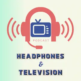 Online Editable Headphones & Television Podcast Artwork