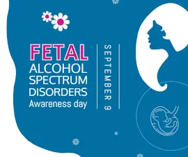 Online Editable Fetal Alcohol Spectrum Disorders Awareness Day September 12 Facebook Post