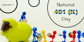 Online Editable National 401 (K) Day Twitter Post