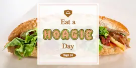 Online Editable National Eat A Hoagie Day Twitter Post