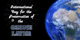 Online Editable International Day for the Preservation of the Ozone Layer Twitter Post