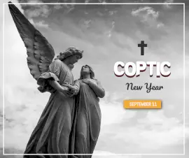 Online Editable Coptic New Year September 11 Facebook Post
