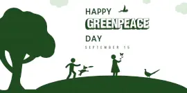Online Editable Happy Greenpeace Day Twitter Post