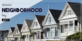 Online Editable National Neighborhood Day Twitter Post