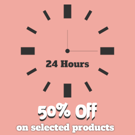 Online Editable Minimalist Countdown Offer Square GIF Post