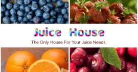 Online Editable Fresh Juice Shop 4 Photo Collage
