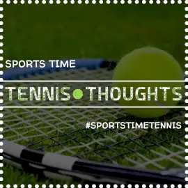Online Editable Tennis Thoughts Podcast Artwork