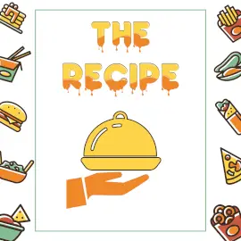 Online Editable The Recipe Podcast Artwork