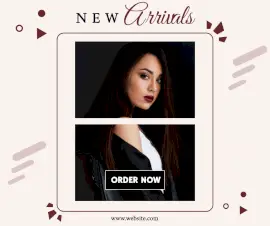 Online Editable New Arrivals Facebook Post