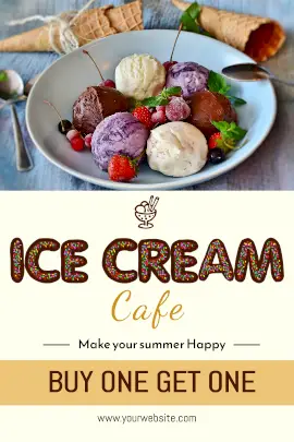 Online Editable Special Ice Cream Offers Tumblr Graphic
