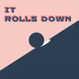Online Editable It Rolls Down Podcast Artwork