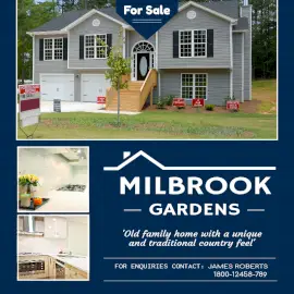 Online Editable Milbrook Gardens For Sale Social Media Post