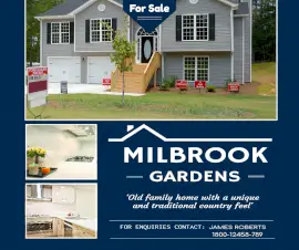 Online Editable Milbrook Gardens For Sale Social Media Post
