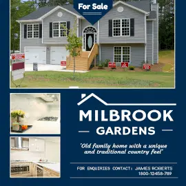 Online Editable Milbrook Gardens For Sale Instagram Ad